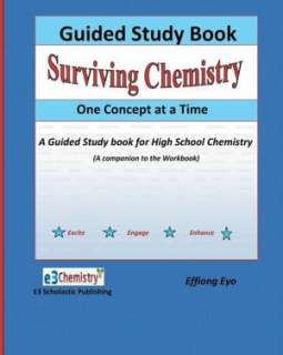 Surviving Chemistry One Concept at a Time Guided Study Book A Guided 