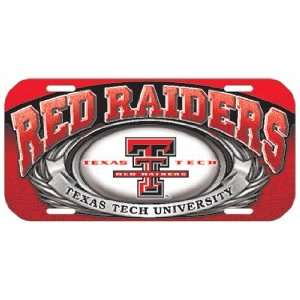  NCAA Texas Tech Red Raiders High Definition License Plate *SALE 