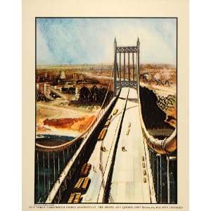  1936 Triborough Bridge New York City Richard Sargent 