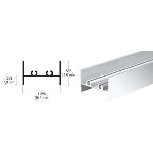   Anodized Showcase Jamb End Extrusion   12 ft Long