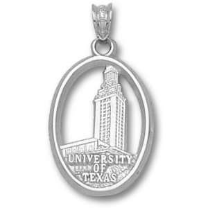  Univ of Texas Bell Tower Pendant Sterling Silver: Jewelry