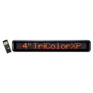  Tri Color XP Programmable LED Sign Display 7 x 76.5