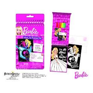  Barbie Velvet Art Postcard Set Toys & Games