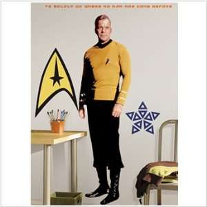  Star Trek Kirk Peel & Stick Giant Wall Decal Toys & Games