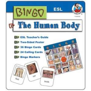   The Human Body ESL Bingo Game Kit Case Pack 8   708143: Toys & Games