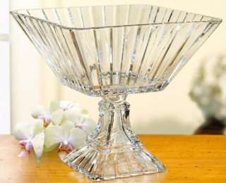 ALEXANDRIA 8.5 SQUARE CRYSTAL TRIFLE SERVING BOWL  