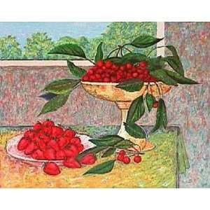   Nature Morte aux Fruits Rouges by Andre Barlier, 30x23: Home & Kitchen