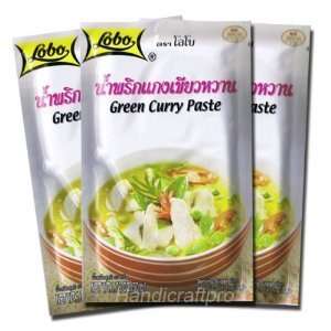  Lobo Brand Thai Green Curry Paste 1.76 Oz (Pack of 3) Thai 