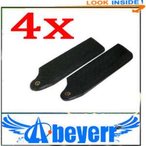4xCarbon Fiber Tail Blade Trex 450 SE XL Helicopter  