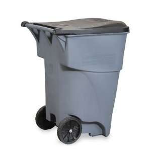  Rubbermaid Trash Can with Wheels, 95 Gallon
