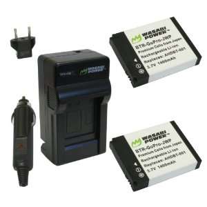   Battery Charger Kit for GoPro Hero and Hero2 Camera: Camera & Photo