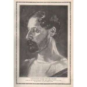  1914 Indian Poet Rabindranath Tagore School At Bolpur 