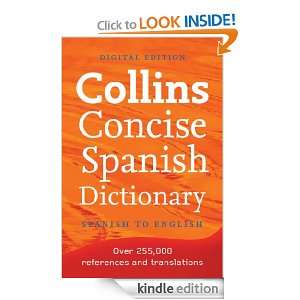 Concise Spanish English Dictionary (Collins Concise Spanish Dictionary 