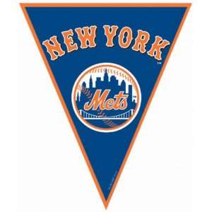   Party By Amscan New York Mets Baseball Pennant Banner: Everything Else