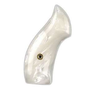 AJAX Grip White Pearlite S&W J Rnd Butt