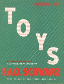 1955 FAO Schwarz Christmas Toy Catalog  