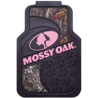 Set of 2 Mossy Oak Break Up Floor Mats For Her With Pink Logo Brand 