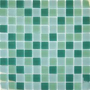   Cystallized Glass Blend Mosaic 12 x 12 In. Kitchen Bathroom Backsplash