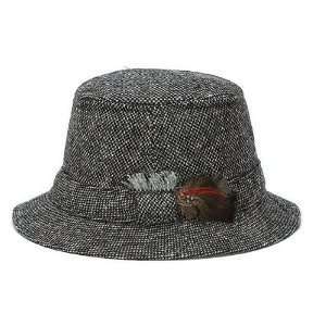  Irish Made Tweed Walking Hat   Grey Tweed   XL Everything 