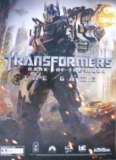 Exclusive E3 BotCon Transformers 3 Game Poster XBOX PS3  