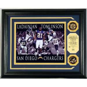  LaDainian Tomlinson Dominance Photo Mint with 2 24KT 