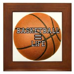  Framed Tile Basketball Equals Life: Everything Else