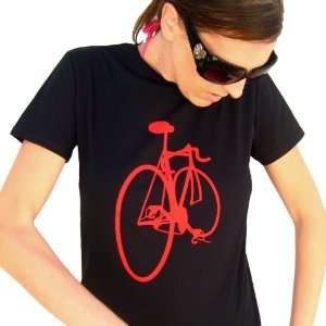  Bike T Shirt   Bikes Got Back: Red on Black   Bike T 
