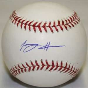  Tommy Hanson Signed Official Baseball: Sports & Outdoors