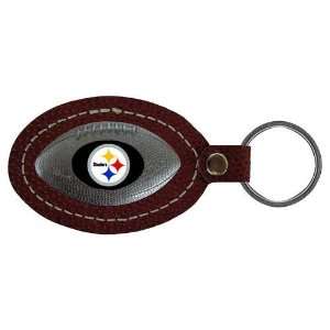   Pittsburgh Steelers NFL Football Key Tag (Leather): Sports & Outdoors