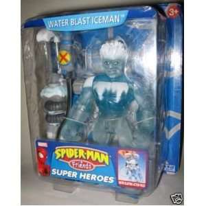 Spider Man and Friends Water Blast Iceman: Toys & Games