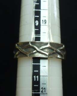 James Avery Silver Crown of Thorns Wedding Band  Nice  