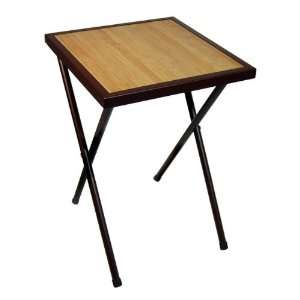  PLASTEC Bamboo Folding Plant Table Sold in packs of 6 