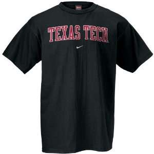 Nike Texas Tech Red Raiders Youth Black Classic College T shirt 