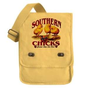  Field Bag Yellow Rebel Flag Southern Chicks Better Than the Rest