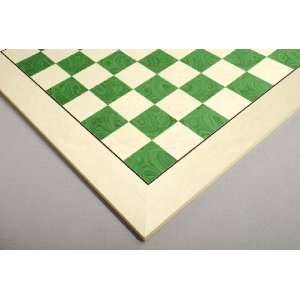  : House of Staunton Green Matte Chess Board   2.25 inch: Toys & Games