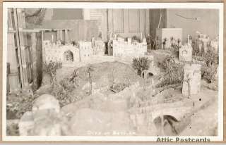 City of Bethlem, Miniature Village, 1930, Real Photo PC  