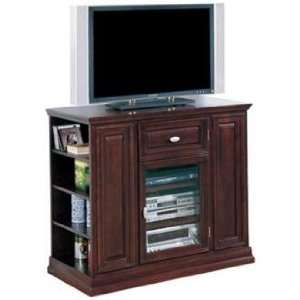  Espresso Wood 42 Wide Tall Television Console: Home 