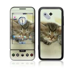  HTC Google G1 Skin Decal Sticker   Animal Sleeping Kitty 