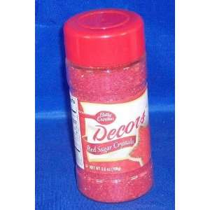 Betty Crocker Red Sugar Crystals 3.8oz 6 Grocery & Gourmet Food