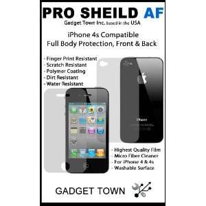  iPhone 4s Pro Shield AF (Front & Back) Clear and Glossy Protection 