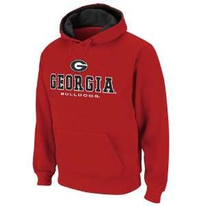Georgia Bulldogs Red Sentinel Pullover Hoodie Sweatshirt (Large 