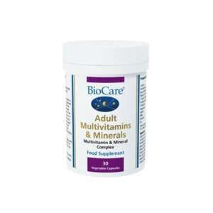  Biocare Adult Multivitamins & Minerals 30 vegi caps 