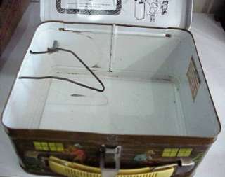 1960S ALADDIN BONANZA METAL SCHOOL LUNCH BOX EXCELLENT COND NO RES 