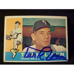  Turk Lown Chicago White Sox #313 1960 Topps Autographed 