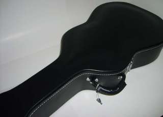 Rossetti Bajo Sexto 12 string Acoustic Electric Guitar w/ Case BLACK 