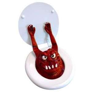  Red Bog Monster Toilet Prank (B250): Toys & Games