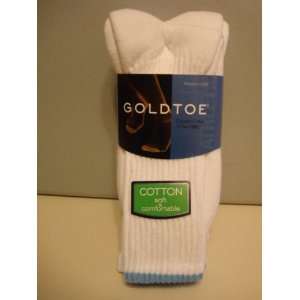  Mens Gold Toe Cushioned Crew Socks 3 pack: Everything 