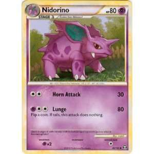 Pokemon Legend HS4 Triumphant Single Card Nidorino #46 Uncommon