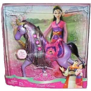  Disney Sparkling Princess Mulan Horse: Toys & Games