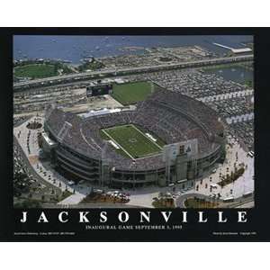 NFL Jacksonville Jaguars Alltel Stadium Aerial Picture:  